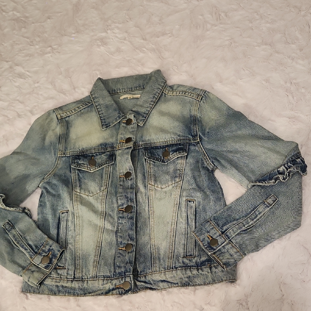 Le Lis Light Blue Jean Jacket